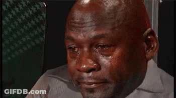 Man Crying With Tears Running Down Face GIF
