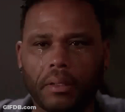 Man Crying With Tears Running Down Face GIF