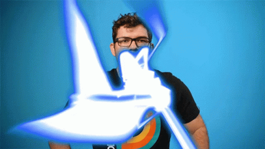 Man Dance Like He Is Electrocuted GIF