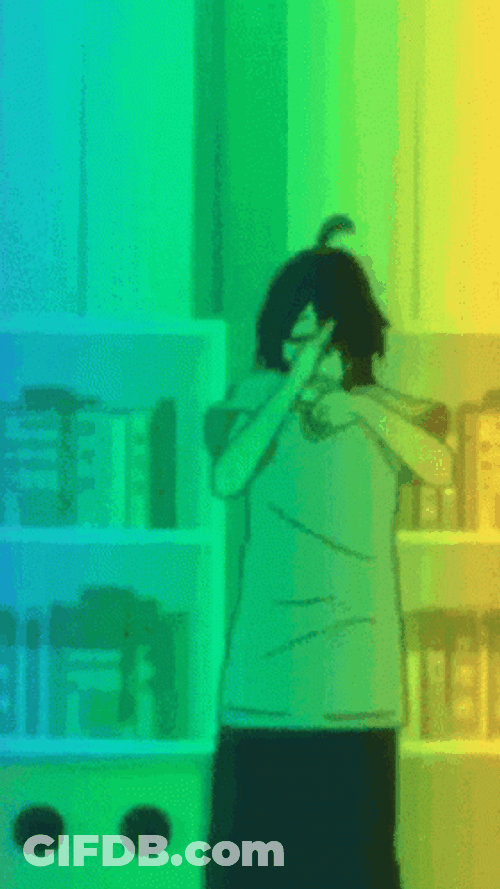 Man Dancing Anime Dance Moves GIF