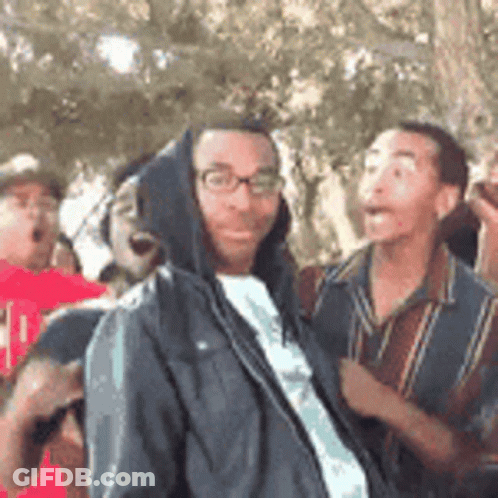 Man Dancing By Mahout Sign GIF