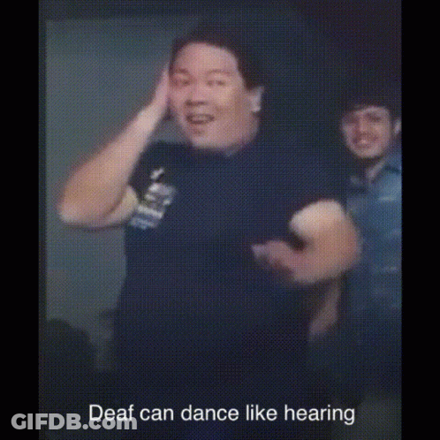 Man Dancing Deaf Can Dance Like Hearing GIF