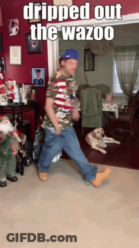 Man Dancing Dripped Out The Wazoo GIF