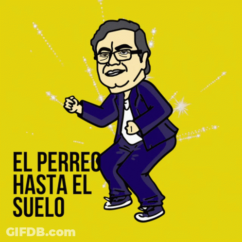 Man Dancing El Perreo Hasta El Suelo GIF