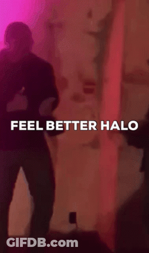 Man Dancing Feel Better Halo GIF