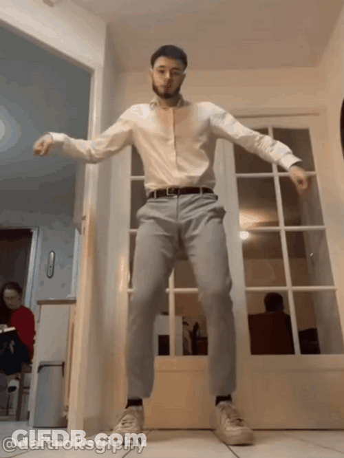Man Dancing Hugo Hilaire Funny GIF