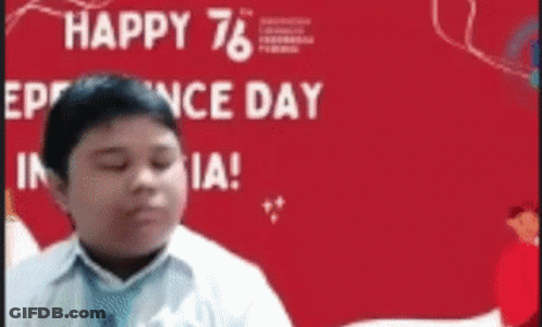 Man Dancing In Black Hat For Independence Day GIF