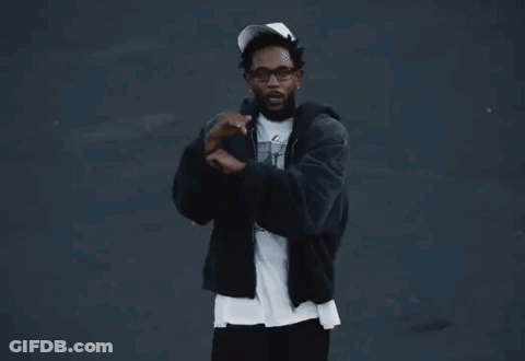 Man Dancing In Black Jacket And White Hat GIF