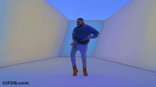 Man Dancing In Blue Light GIF