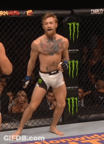 Man Dancing In Boxing Ring GIF