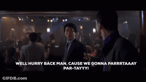 Man Dancing In Club Saying Parrtaaay Par-Tayyy GIF