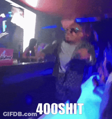 Man Dancing In Dark Room 400Shit GIF
