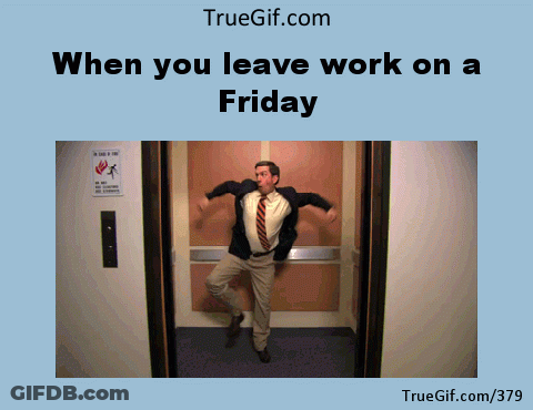 Man Dancing In Elevator Friday Leave GIF