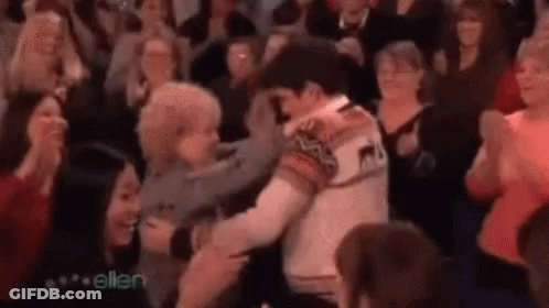 Man Dancing In Front Of Crowd GIF