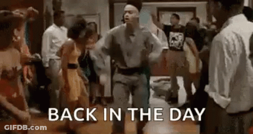 Man Dancing In Front Of Crowd Back In The Day GIF