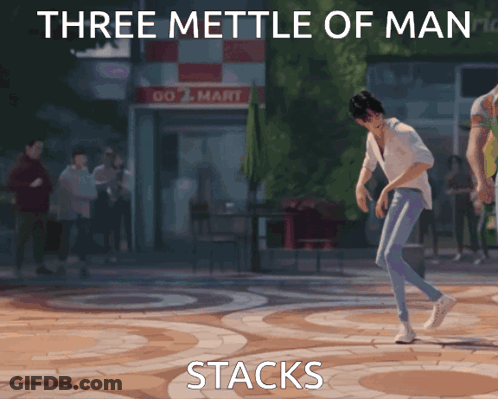 Man Dancing In Front Of Do 2 Mart Store GIF