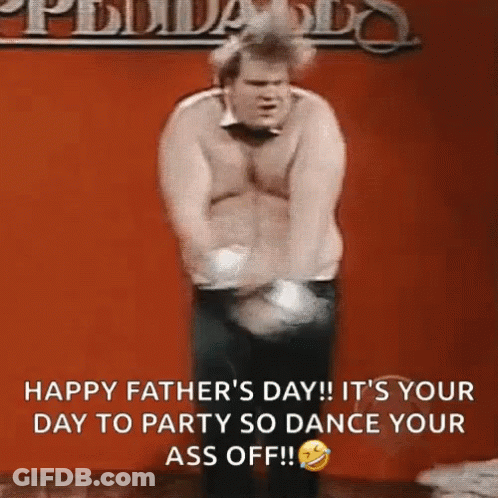 Man Dancing In Front Of Happy Birthday Courtney Sign GIF
