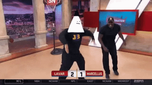 Man Dancing In Front Of Lavar 2 Marcellus 1 Screen GIF
