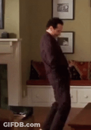 Man Dancing In Living Room GIF