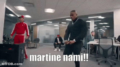 Man Dancing In Office Martine Nami GIF