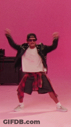 Man Dancing In Pink Background GIF