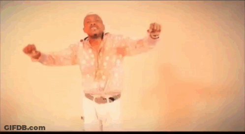 Man Dancing In Polka Dot Shirt And White Pants GIF