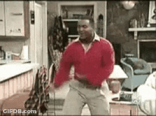 Man Dancing In Red Sweater GIF