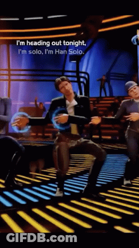 Man Dancing In Video Game Saying Solo GIF