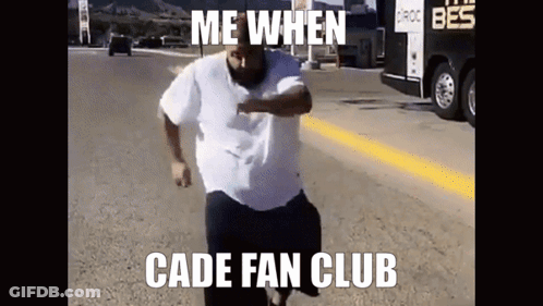 Man Dancing Me When Cade Fan Club GIF