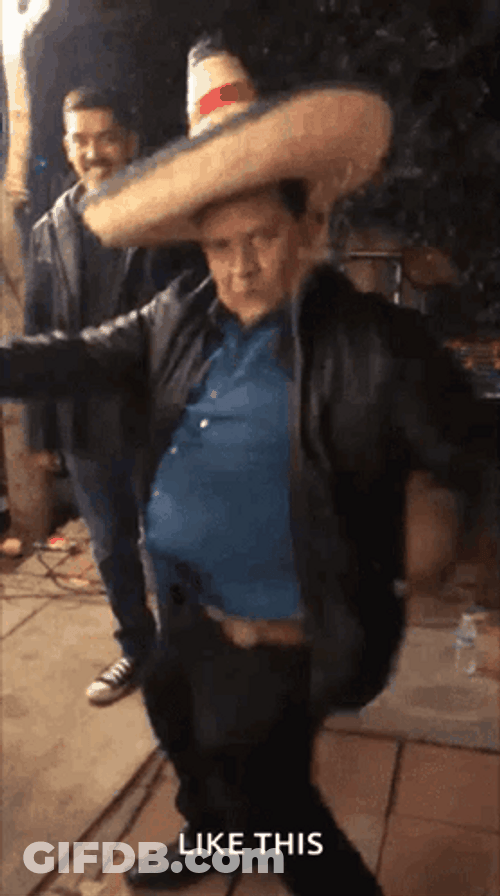 Man Dancing Mexican Dance Like This GIF