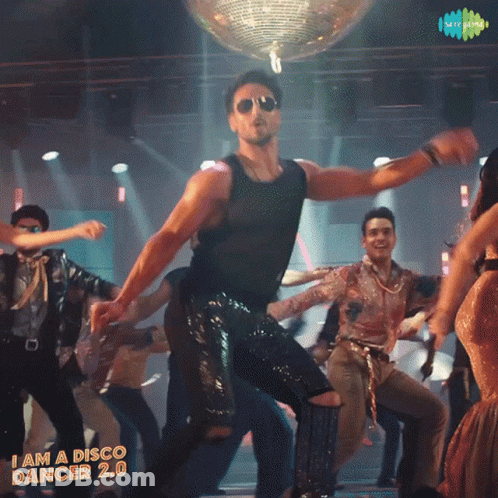 Man Dancing Near Disco Ball Disco Dancer 2.0 GIF