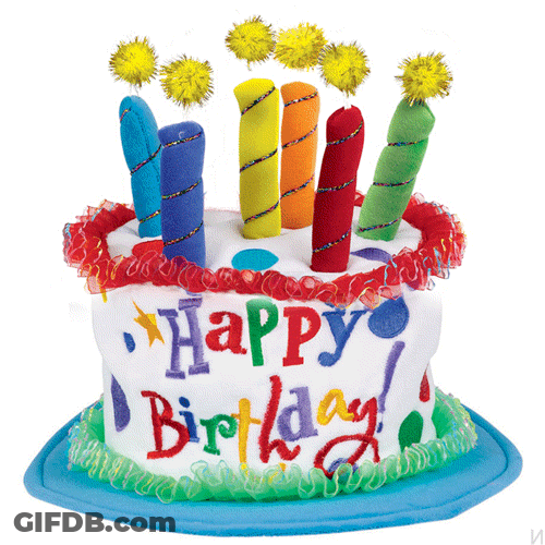 Man Dancing On Cake Happy Birthday GIF