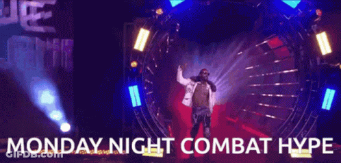Man Dancing On Stage During Monday Night Combat Hype GIF