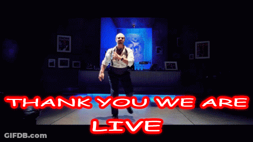 Man Dancing On Stage Thank You GIF