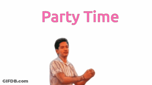 Man Dancing Party Time GIF