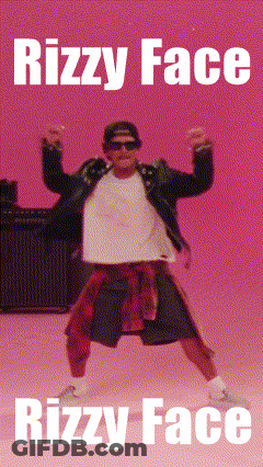 Man Dancing Rizzy Face Rizzy Face GIF