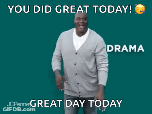 Man Dancing Saying You Did Great Today GIF