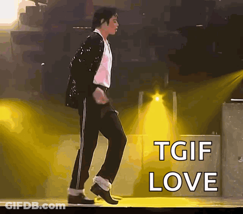 Man Dancing TGIF Love GIF