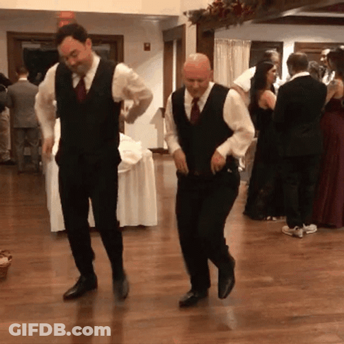 Man Dancing Wedding Funny Dance GIF