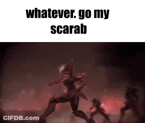 Man Dancing Whatever Go My Scarab GIF