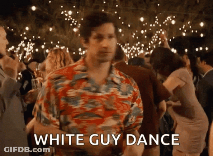 Man Dancing White Guy Dance GIF