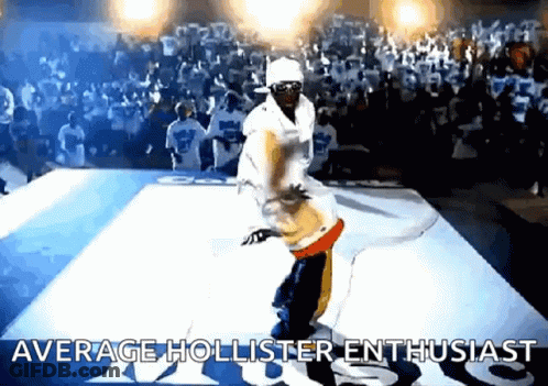 Man Dancing With Average Hollister Enthusiast GIF