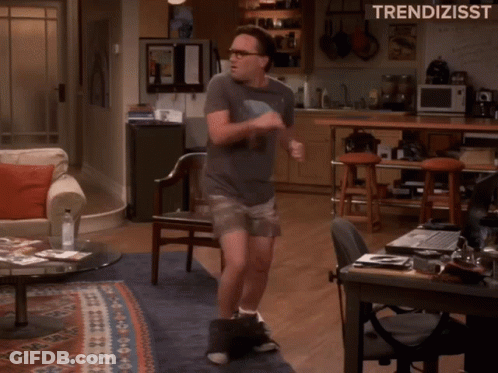 Man Dancing With Trendisst Behind Him GIF