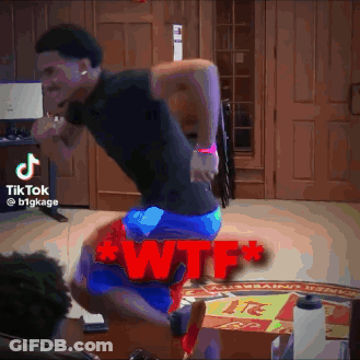 Man Dancing WTF GIF