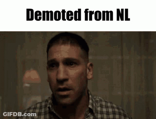 Man Demoted From NL GIF