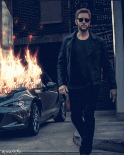 Man Depart In Car Explosion GIF