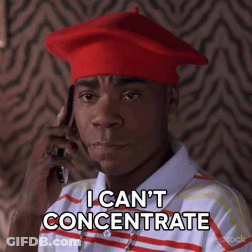 Man Distracted By Call Cannot Concentrate GIF