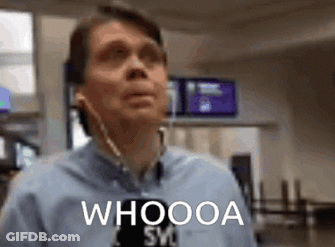Man Distracted By People Around GIF