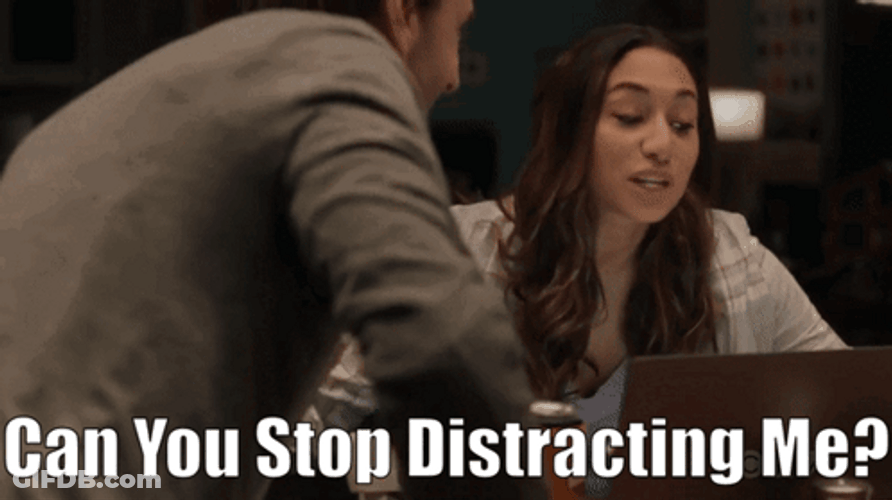 Man Distracted Innocent Woman GIF
