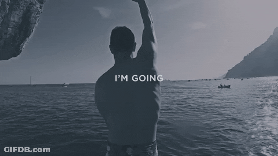 Man Diving I Am Going All In GIF